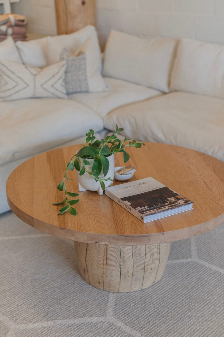 Barter Round Smokestack Coffee Table