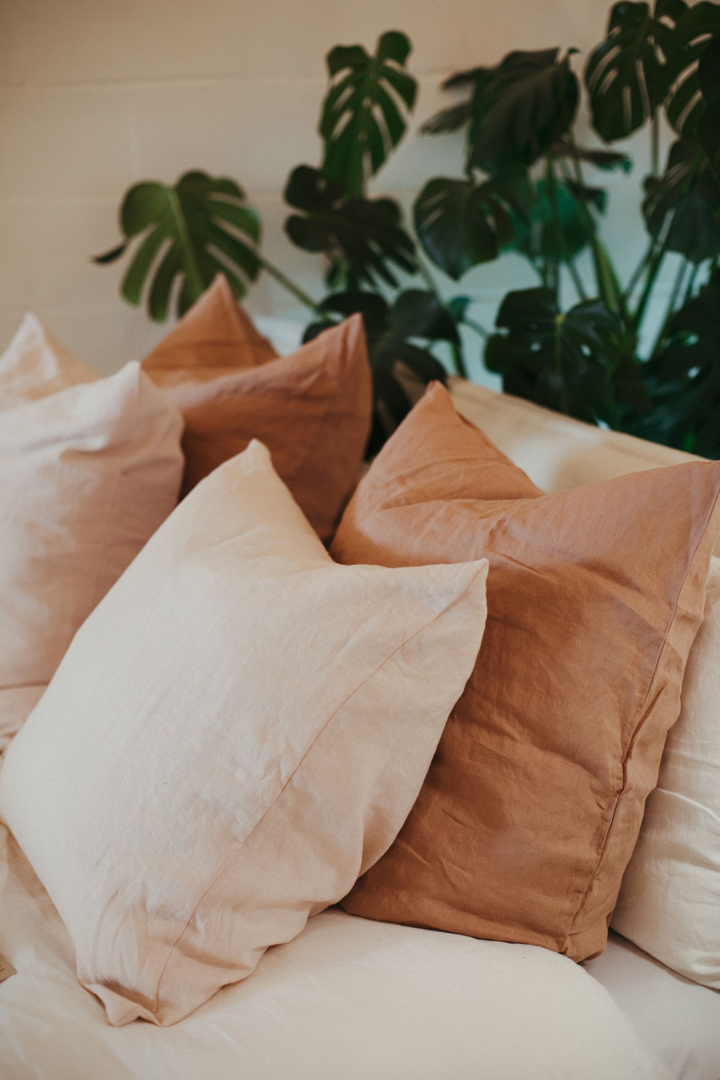 Euro Stonewashed Linen Pillows