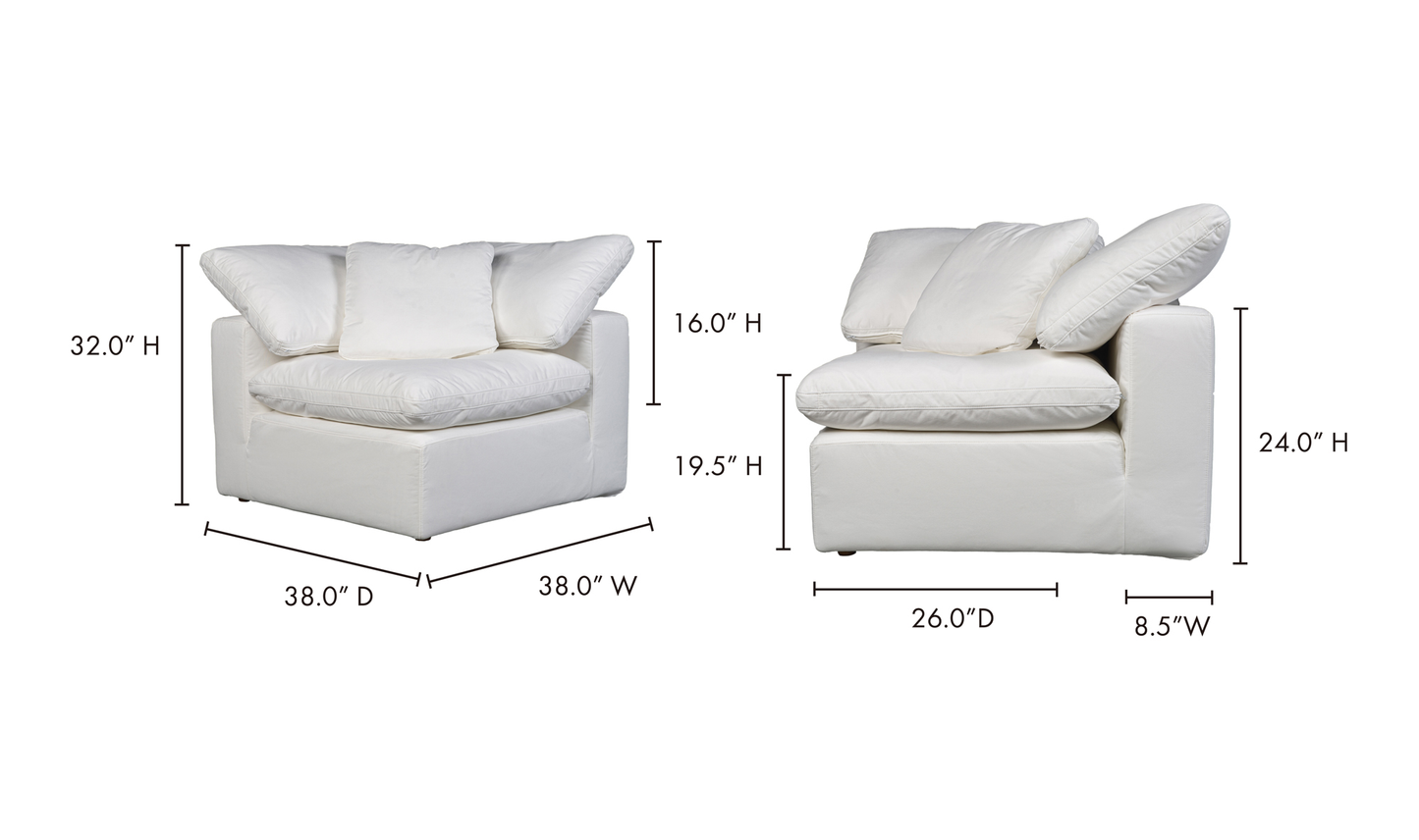 Terra Cream White Modular Sofa