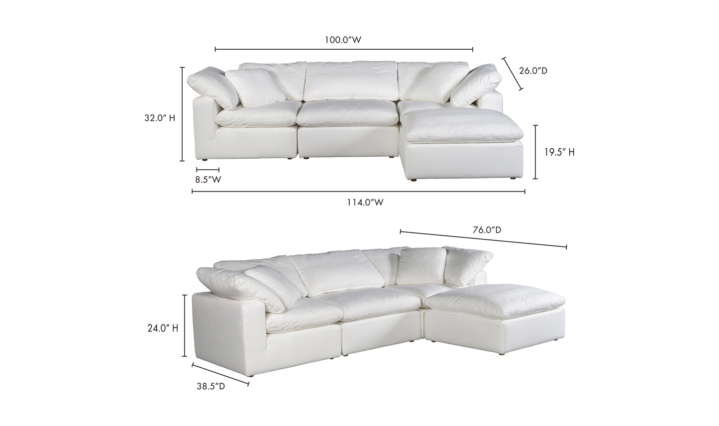 Terra Cream White Modular Sofa