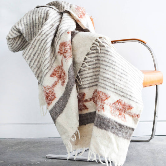 Grey Cayenne Traditional Momo Blanket